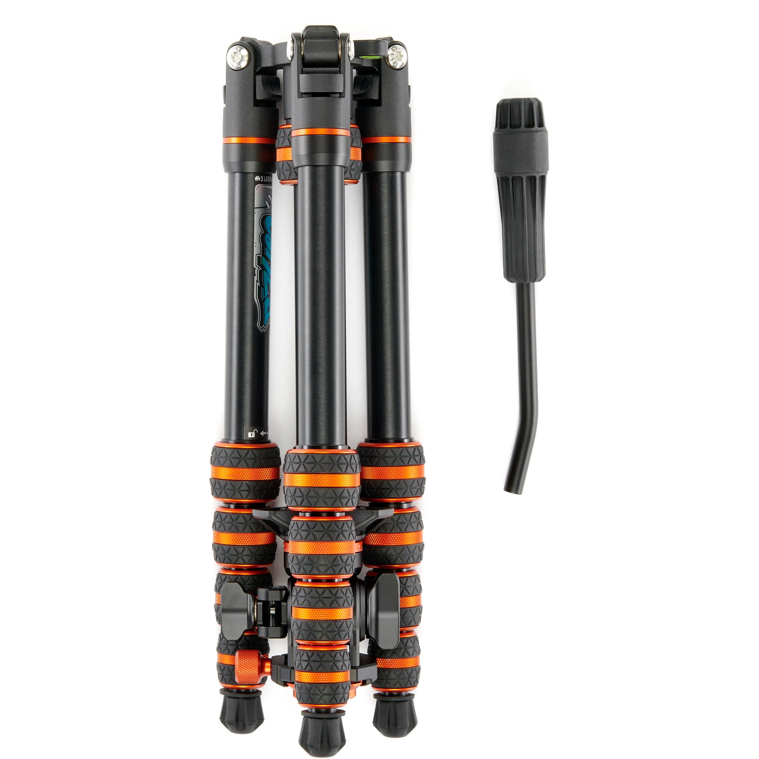 3 Legged Thing Punks 2.0 Corey Video Lava Tripod System (Black with Copper Accents) - Image 6
