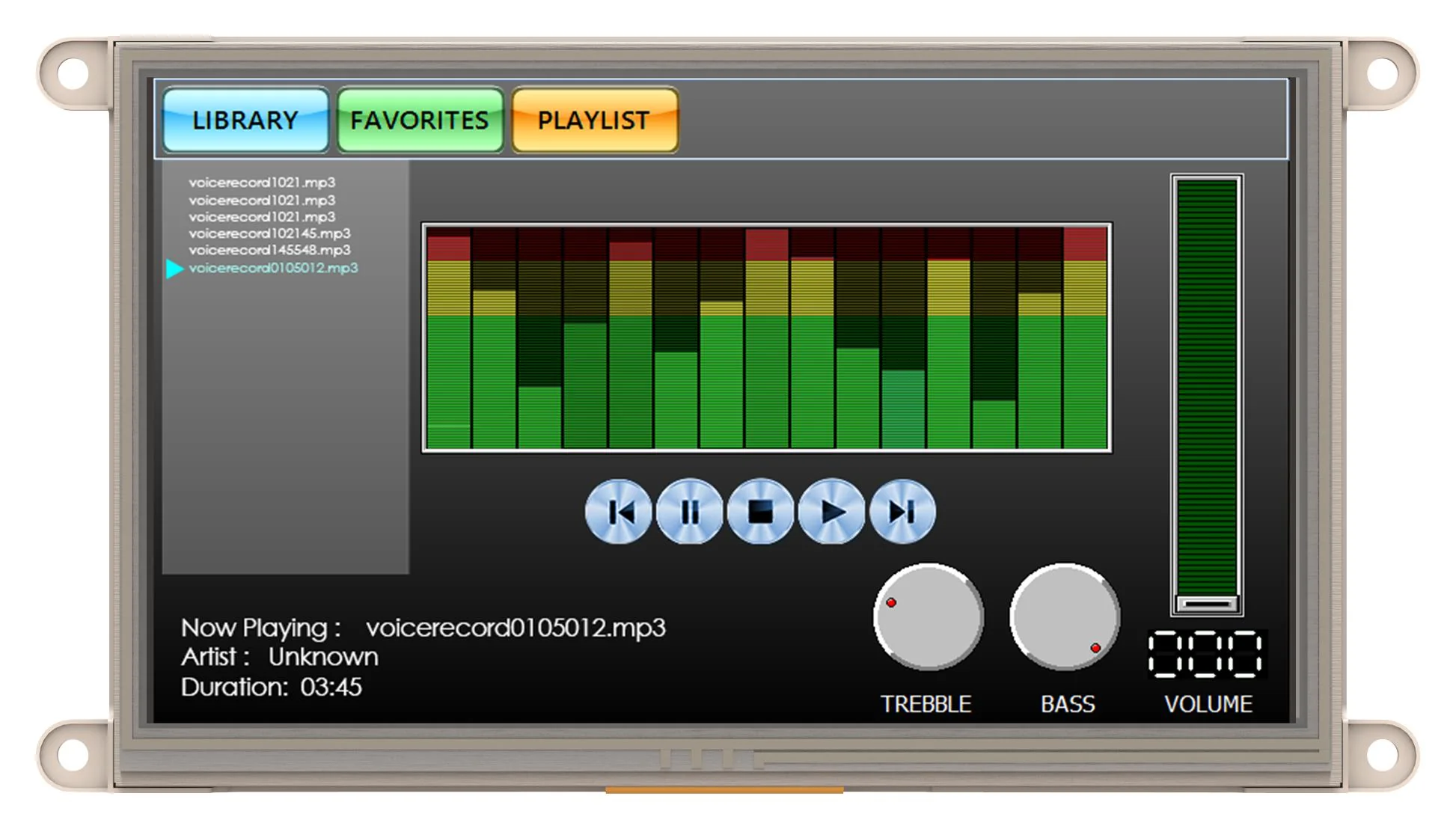 4D Systems GEN4-4DCAPE-70T Beaglebone Black Cape LCD 7" Resistive Touchscreen