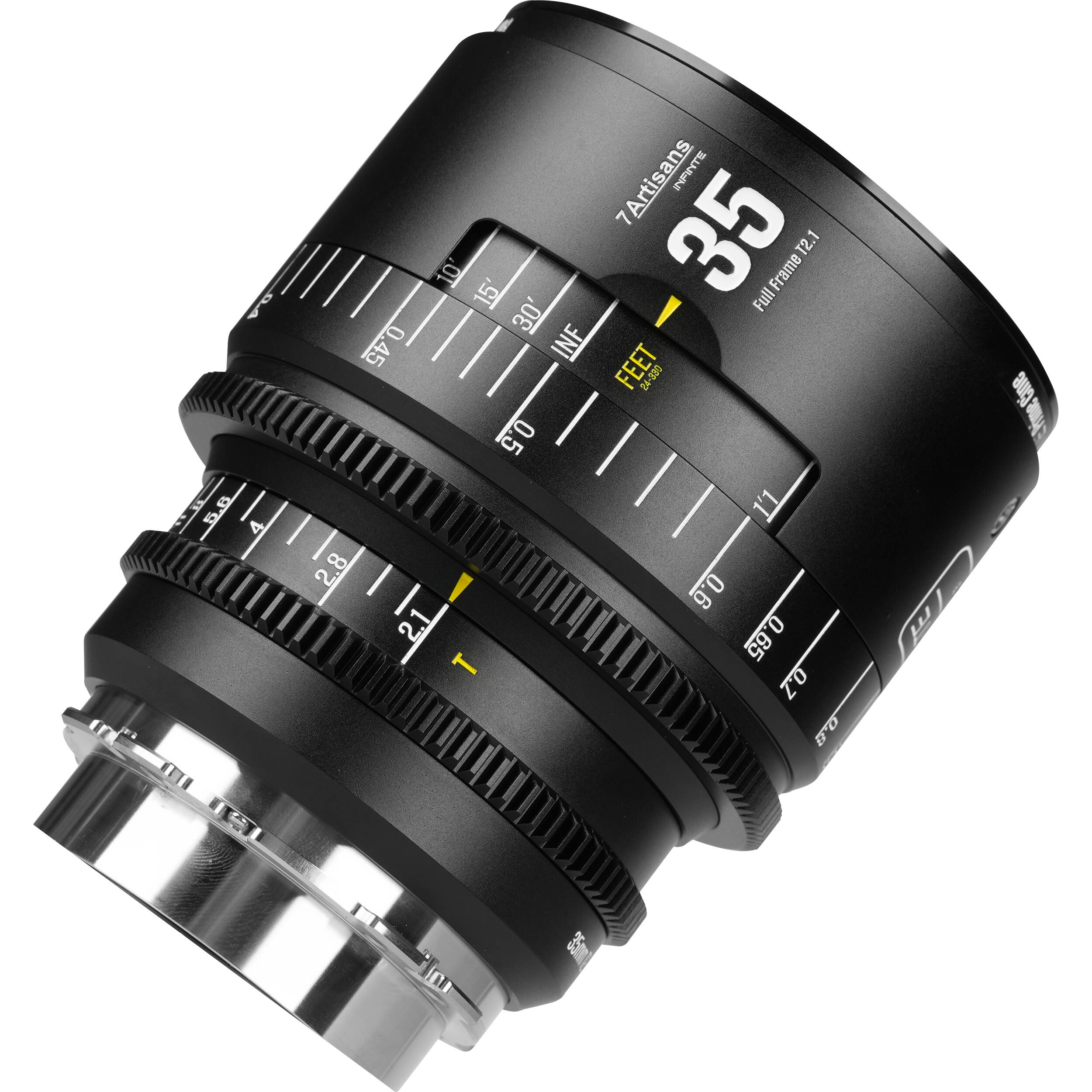7Artisans INFINTE 35mm T2.1 Cine Lens (Canon EF, Black) - Image 3