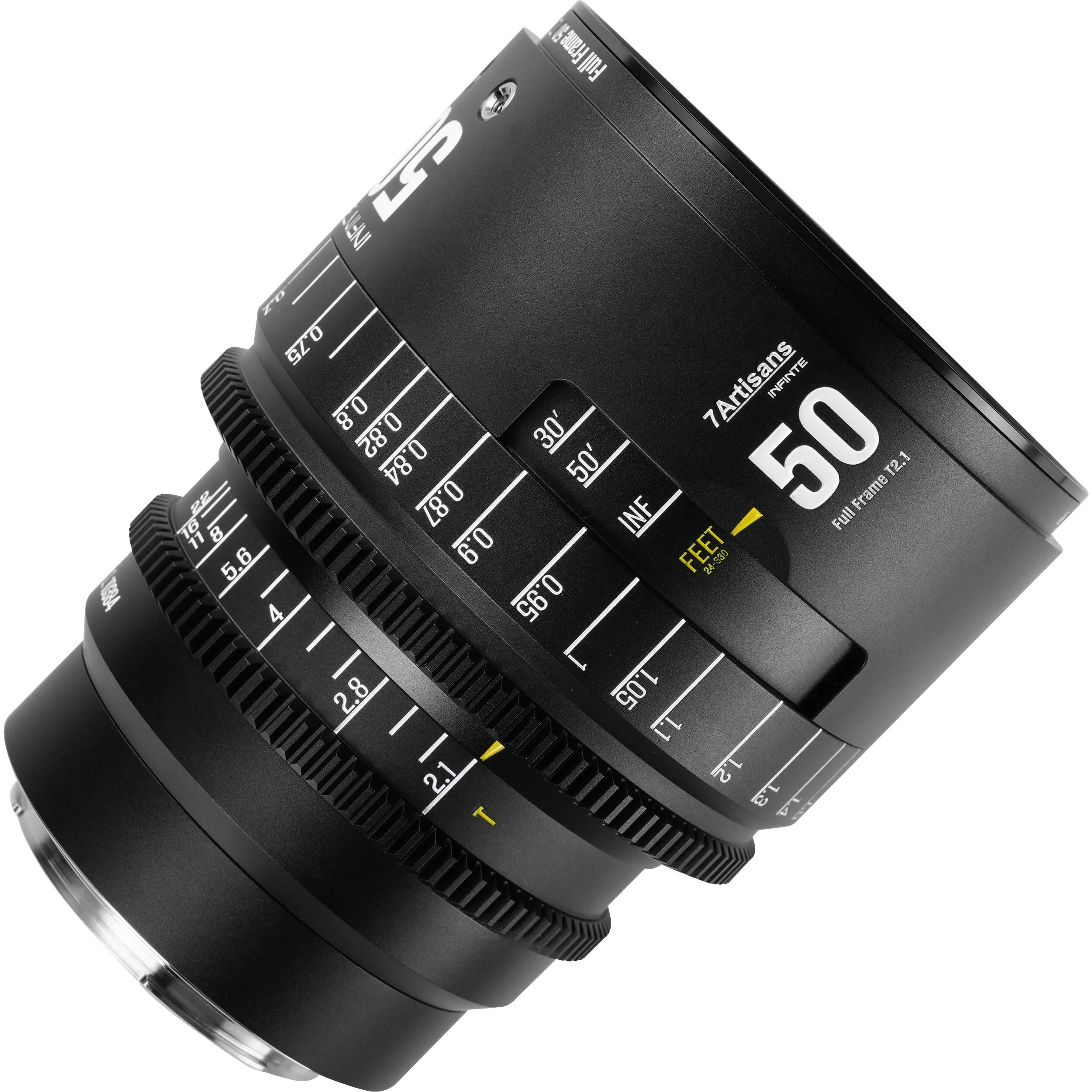 7Artisans INFINTE 50mm T2.1 Cine Lens (ARRI PL, Black) - Image 3