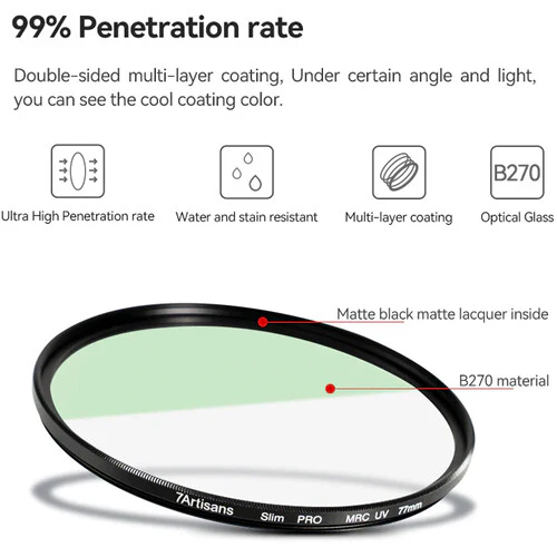 7artisans Photoelectric 72mm MRC-UV Filter - Image 7