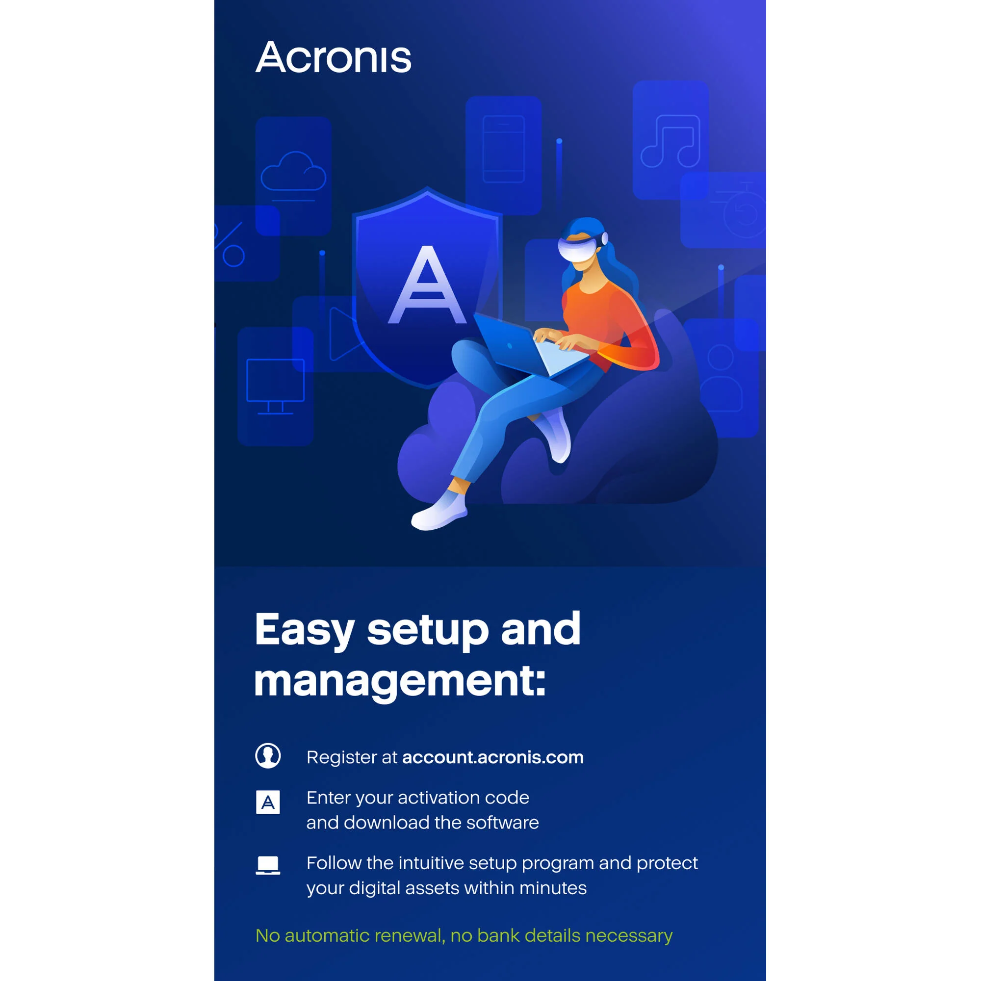 Acronis Cyber Protect Home Office Premium Edition (5 Windows or Mac Licenses, 1-Year Subscription, Download) - Image 5