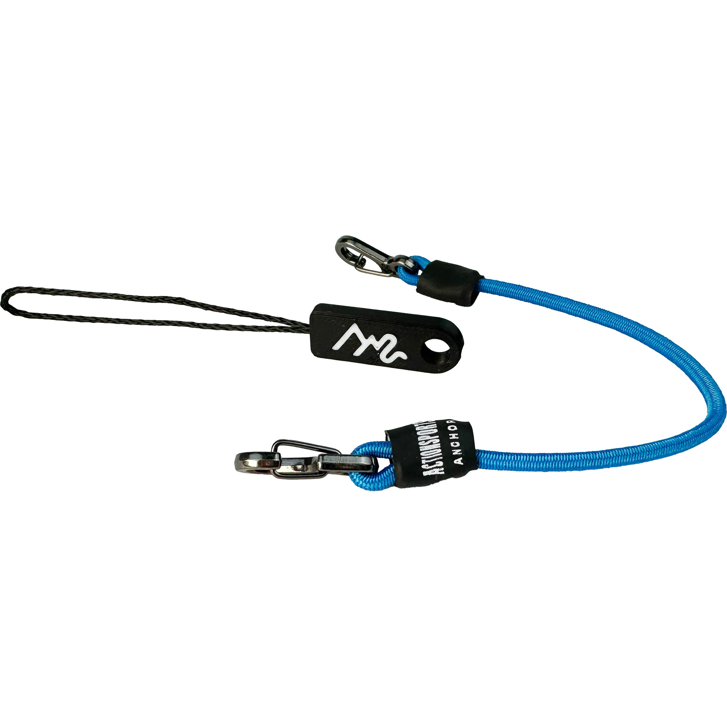 Action Sports Anchor Shorty20 Bungee Lanyard (7.8", Electric Blue)
