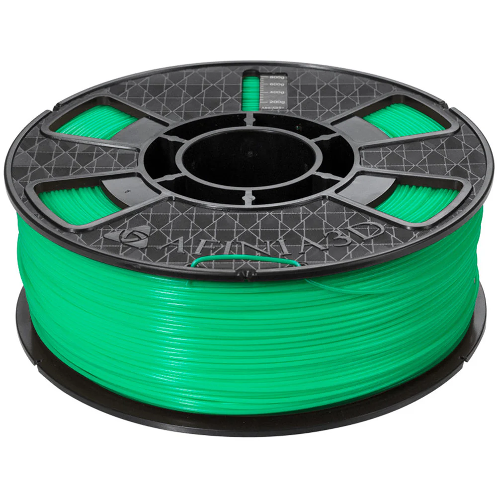 Afinia Premium Plus 1.75mm ABS Filament (2.2 lb, Green)