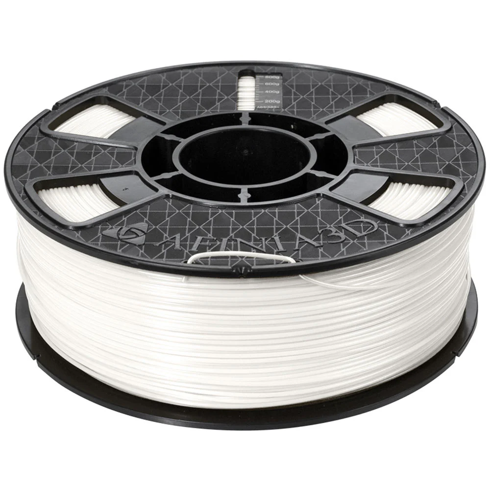 Afinia Premium Plus 1.75mm ABS Filament (2.2 lb, White)