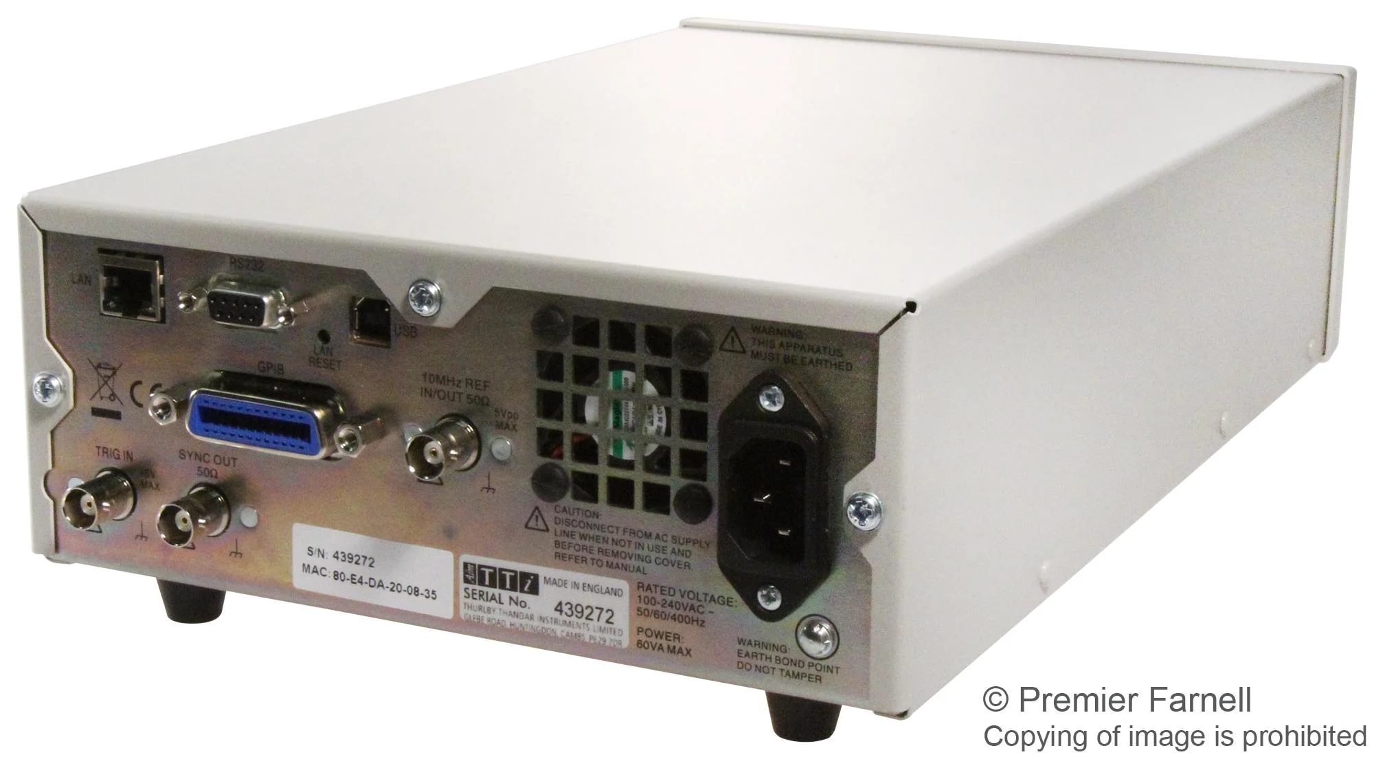 AIM-TTI Instruments TGR6000 TGR6000 RF Signal Generator 6 GHz 1 Channel FM 3 Years - Image 3