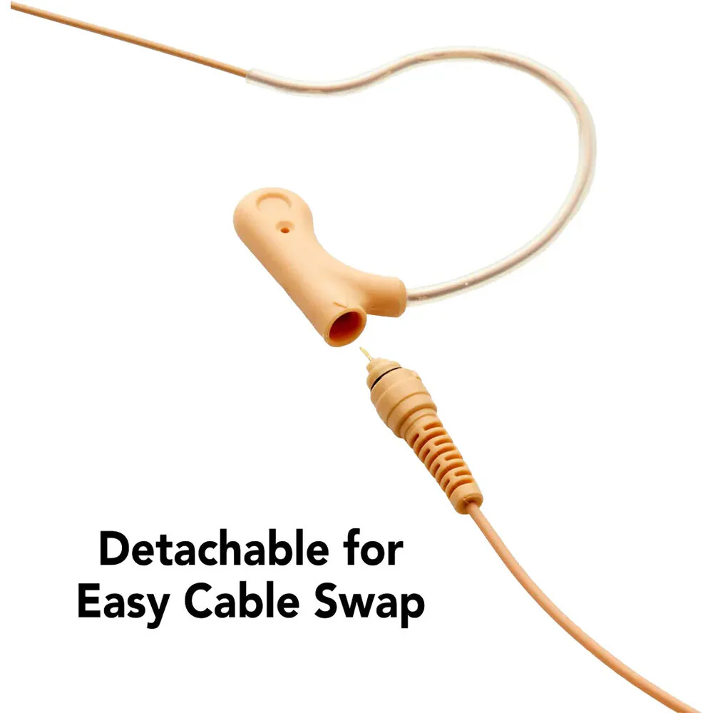 Airwave Technologies HSD-Slimline+SE Single-Ear Headset Microphone (Tan, Shure TA4) - Image 4