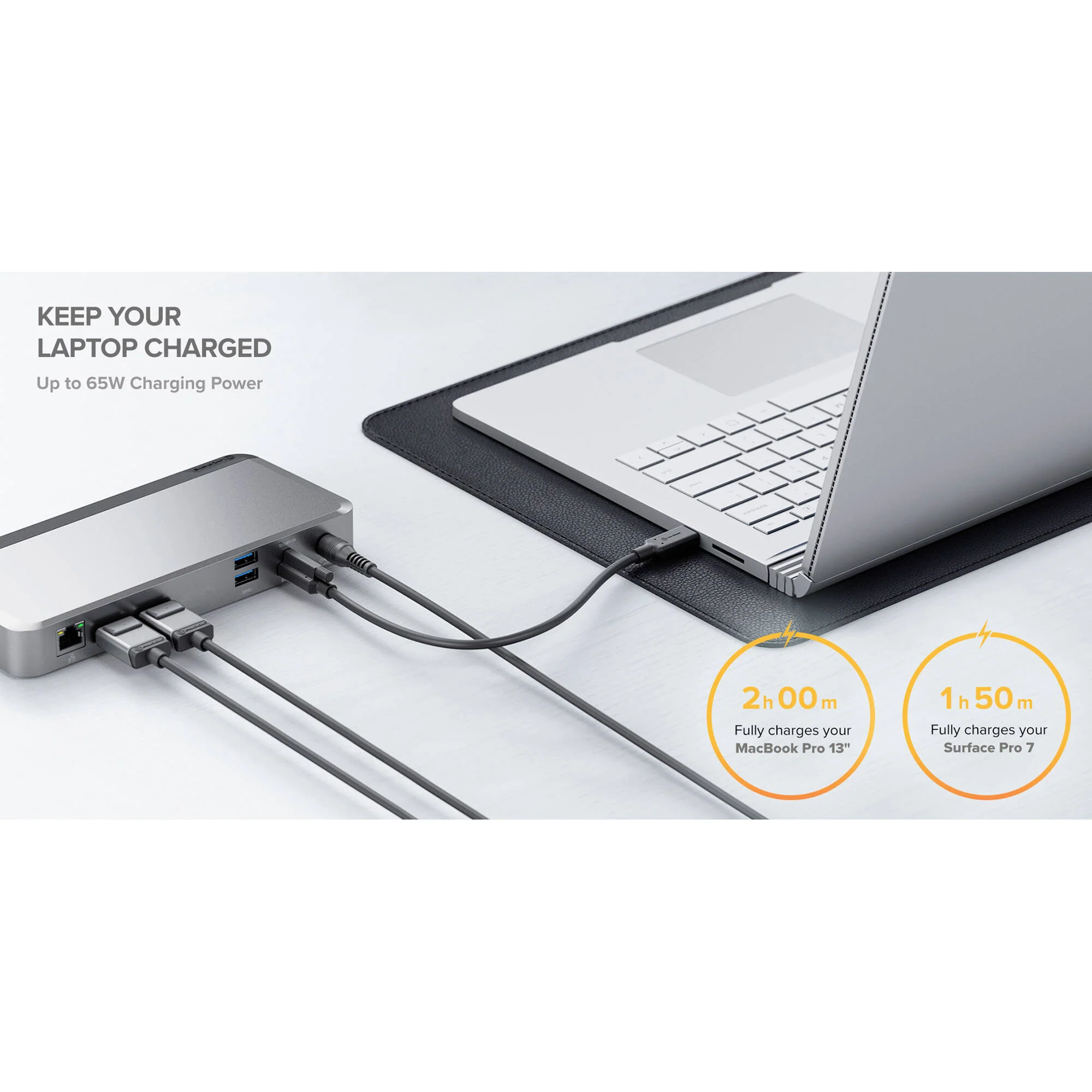ALOGIC MX2 USB-C Dual Display DP Alt-Mode Docking Station - Image 6