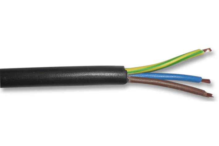 ALPHA WIRE 1942/3 BK003 Multicore Cable, Portable Cord, Unscreened, 3 Core, 16 AWG, 1.31 mm², 250 ft, 76 m