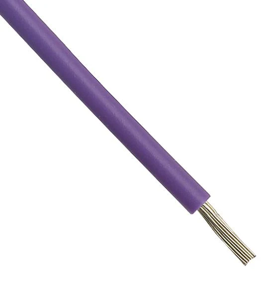 ALPHA WIRE 2842/19 VI005 Wire, PTFE, Purple, 28 AWG, 0.093 mm², 100 ft