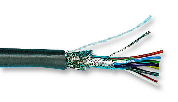 ALPHA WIRE 6306 SL005 Multicore Screened Cable, Control, Slate, 6 Core, 24 AWG, 0.22 mm², 100 ft, 30.5 m