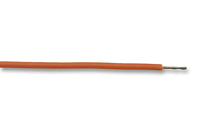 Alpha Wire 6714 OR005 6714 OR005 Stranded Hook Up EcoWire® UL11028 Mppe Orange 20 AWG 0.52 mm² 100 ft 30.5 m