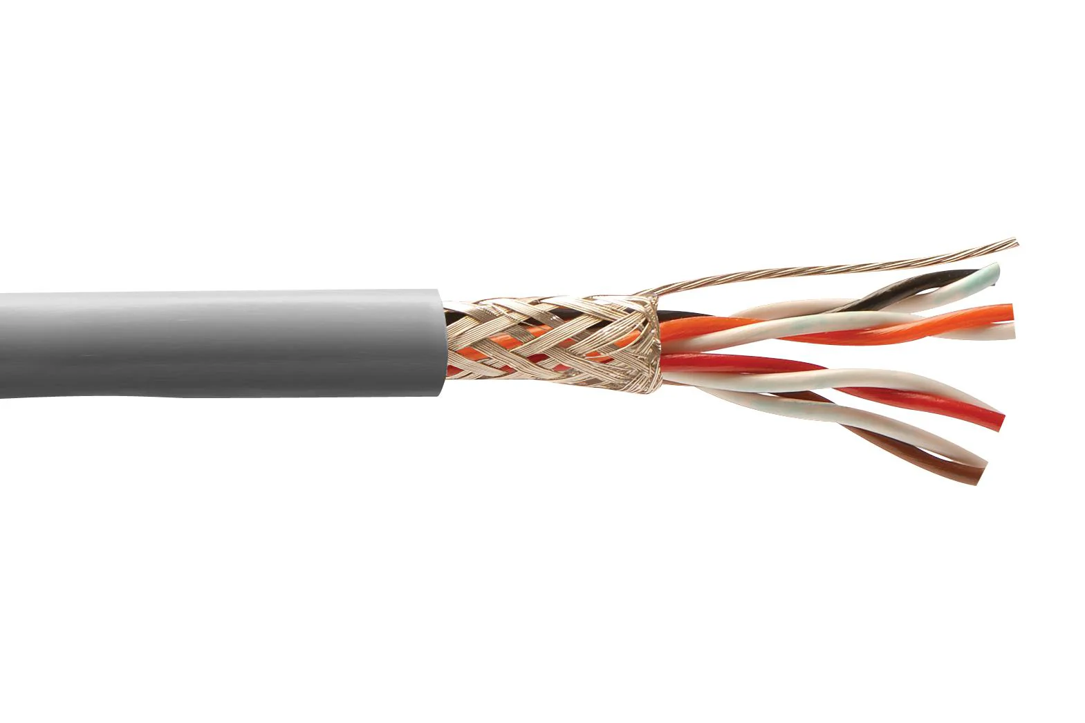 ALPHA WIRE B961023 Multipair Cable, Pro-Tekt�, Per M, Screened, 2 Pair, 28 AWG