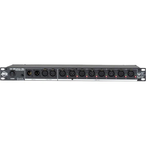 American Audio D4 Branch RM 4-Way DMX Distributor/Booster - Image 2