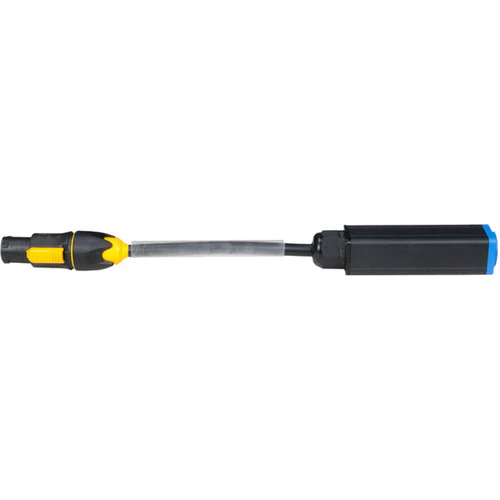 American DJ IP65 Locking Power Connector to Standard Locking Power Connector (1', Blue) - Image 2