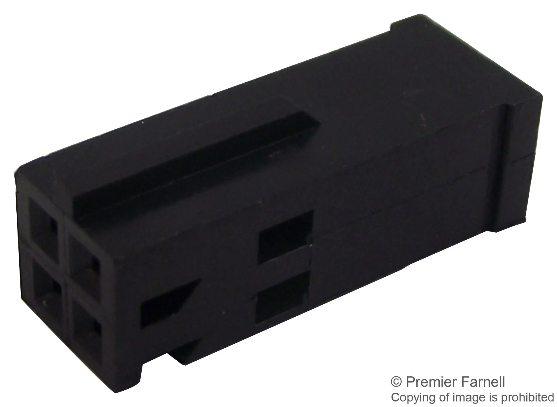 AMP - TE Connectivity 965082-1 965082-1 Connector Housing Ampmodu Plug 4 Ways 2.54 mm Pin Contact - Image 2