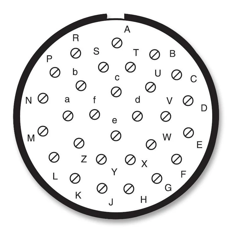 AMPHENOL AEROSPACE CTVS06RF-25-29S Circular Connector, CTV Series, MIL-DTL-38999 Series III, Straight Plug, 29 Contacts, Crimp Socket - Image 2