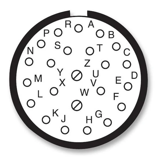 AMPHENOL AEROSPACE D38999/26ME99SA Circular Connector, MIL-DTL-38999 Series III, DS38999/26 Series, Straight Plug, 23 Contacts - Image 2