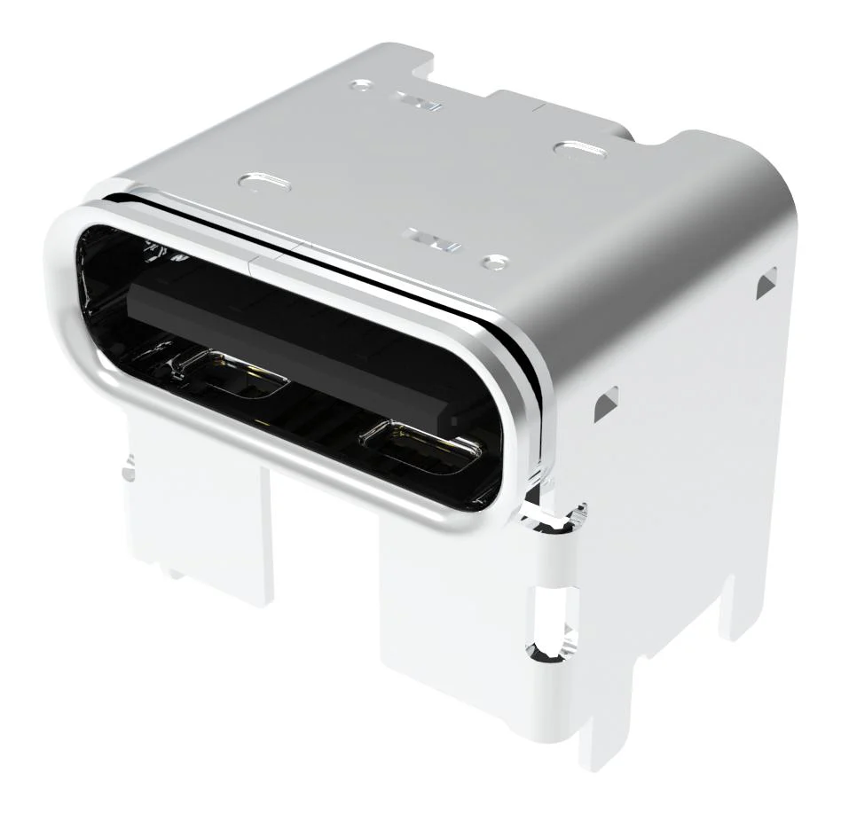 AMPHENOL COMMUNICATIONS SOLUTIONS GSB1C4K11DSHR USB Connector, Top Mount, 1Row, USB Type C, USB 2.0, Receptacle, 16 Ways, Surface Mount