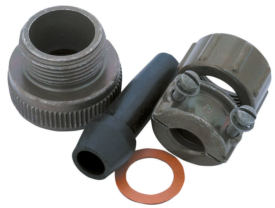 AMPHENOL INDUSTRIAL 97-67-14-6 CABLE CLAMP,SIZE 12SL/14/14S, ZINC ALLOY
