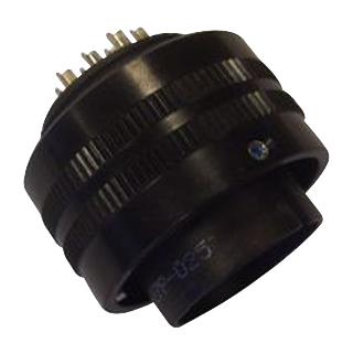 AMPHENOL INDUSTRIAL AIB6FC22-2PS-025 Circular Connector, AIB Series, MIL-DTL-5015 Series, Straight Plug, 3 Contacts, Solder Pin