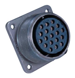 Amphenol Industrial CS3102A24-53P CS3102A24-53P Circular Connector CS Box Mount Receptacle 5 Contacts Solder Pin Threaded 24-53