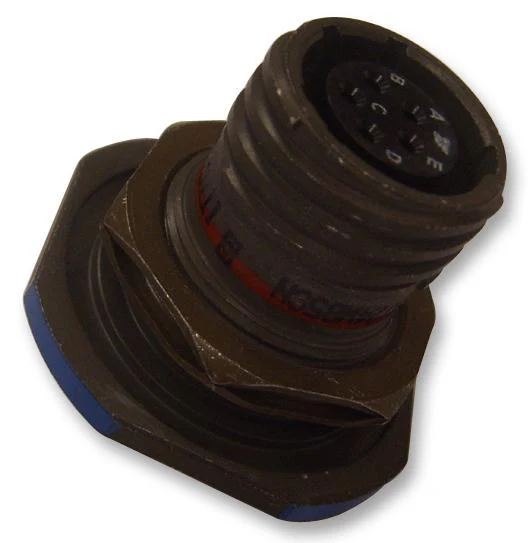 Amphenol Industrial D38999/24WF35BA D38999/24WF35BA Circular Connector MIL-DTL-38999 Series III Jam Nut Receptacle 66 Contacts
