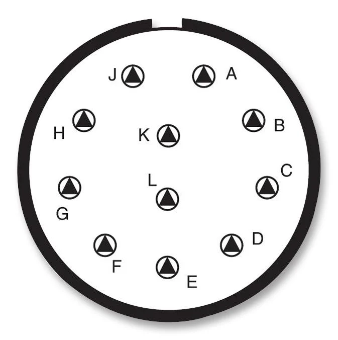 AMPHENOL INDUSTRIAL D38999/26JG11AA Circular Connector, MIL-DTL-38999 Series III, DS38999/26 Series, Straight Plug, 11 Contacts - Image 2