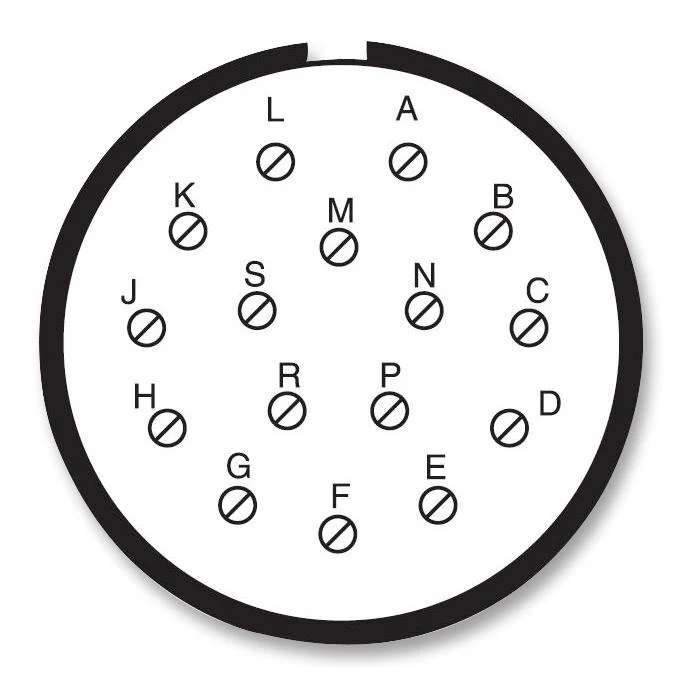 AMPHENOL INDUSTRIAL D38999/26JG16SN Circular Connector, MIL-DTL-38999 Series III, DS38999/26 Series, Straight Plug, 16 Contacts - Image 2