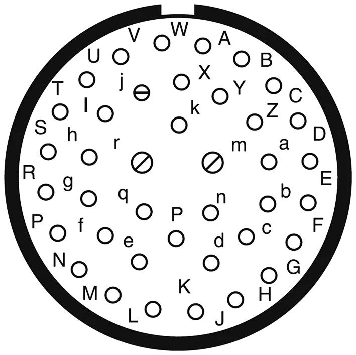 AMPHENOL INDUSTRIAL D38999/26JG39JA-LC Circular Connector, MIL-DTL-38999 Series III, DS38999/26 Series, Straight Plug, 39 Contacts - Image 2