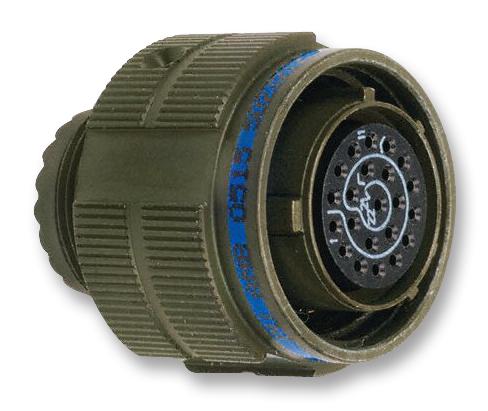 Amphenol LTD D38999/26FJ29SB D38999/26FJ29SB Circular Connector MIL-DTL-38999 Series III Straight Plug 29 Contacts Crimp Socket Threaded