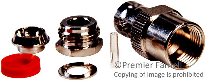 Amphenol RF 031-5 RF/COAXIAL BNC Jack Straight 50 OHM Clamp - Image 2