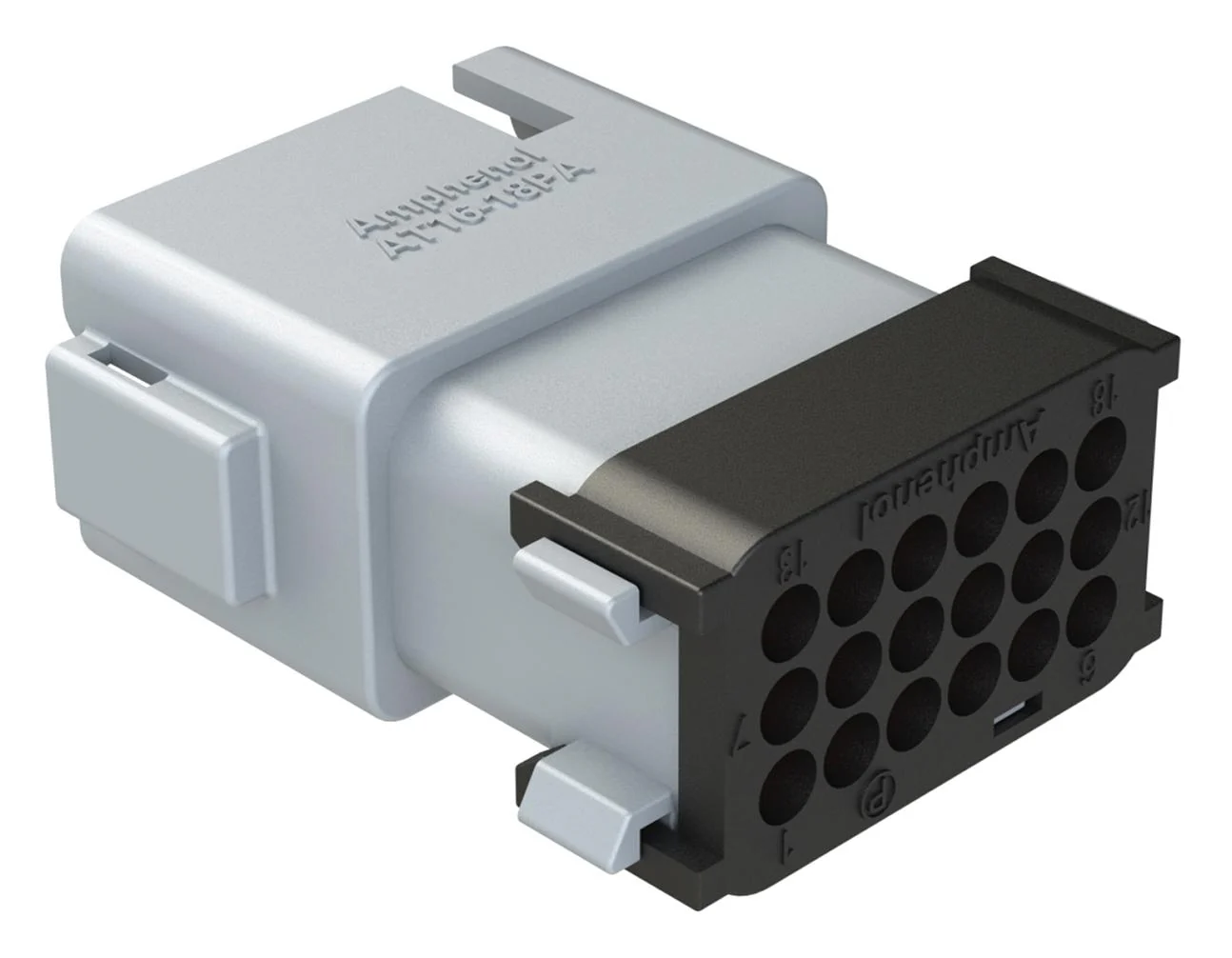 AMPHENOL SINE/TUCHEL AT16-18PA-EK02 AUTOMOTIVE HOUSING, RCPT, 18POS, 13A - Image 2