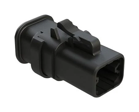 AMPHENOL SINE/TUCHEL ATP06-4S-SR02BK. STRAIN RELIEF, 4POS, THERMOPLASTIC, BLK - Image 2