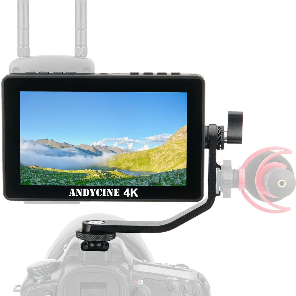 ANDYCINE A6 Pro 5.5" Touchscreen HDMI Monitor with L-Series/Hollyland Mars RX Install Kit - Image 3