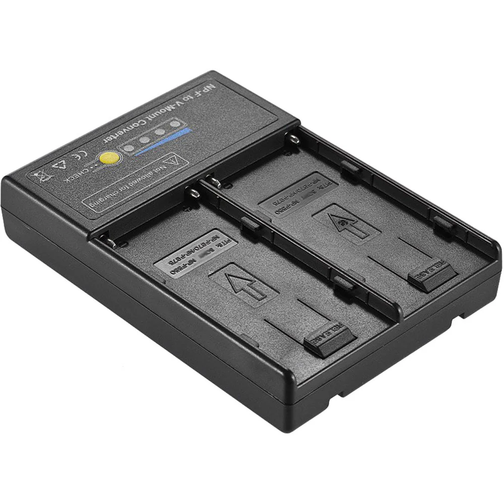 ANDYCINE Dual NP-F to V-Mount Adapter Plate with Power Gauge - Image 4