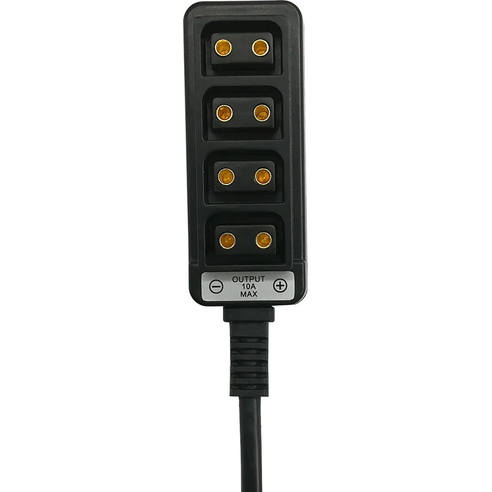 ANDYCINE Male D-Tap to 4-Port Female D-Tap Splitter Cable (Coiled) - Image 5