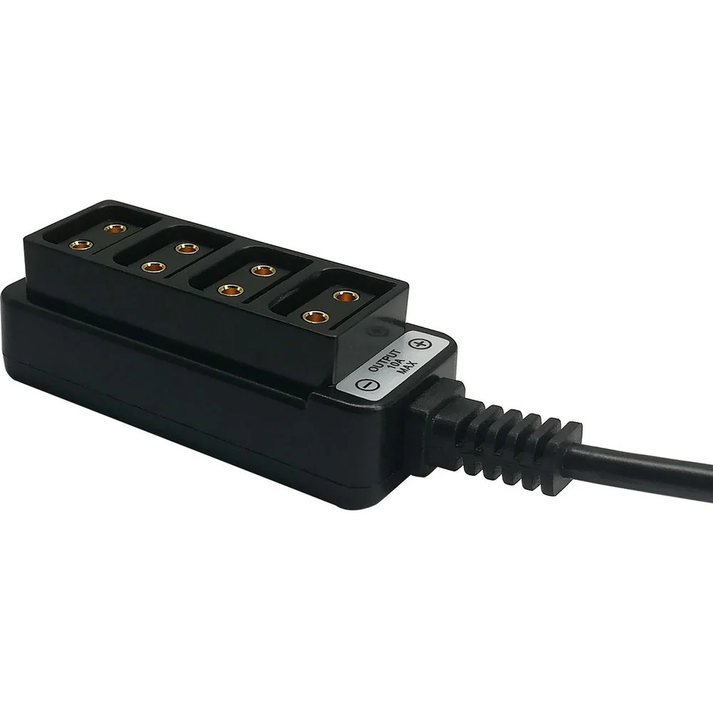 ANDYCINE Male D-Tap to 4-Port Female D-Tap Splitter Cable (Coiled) - Image 7