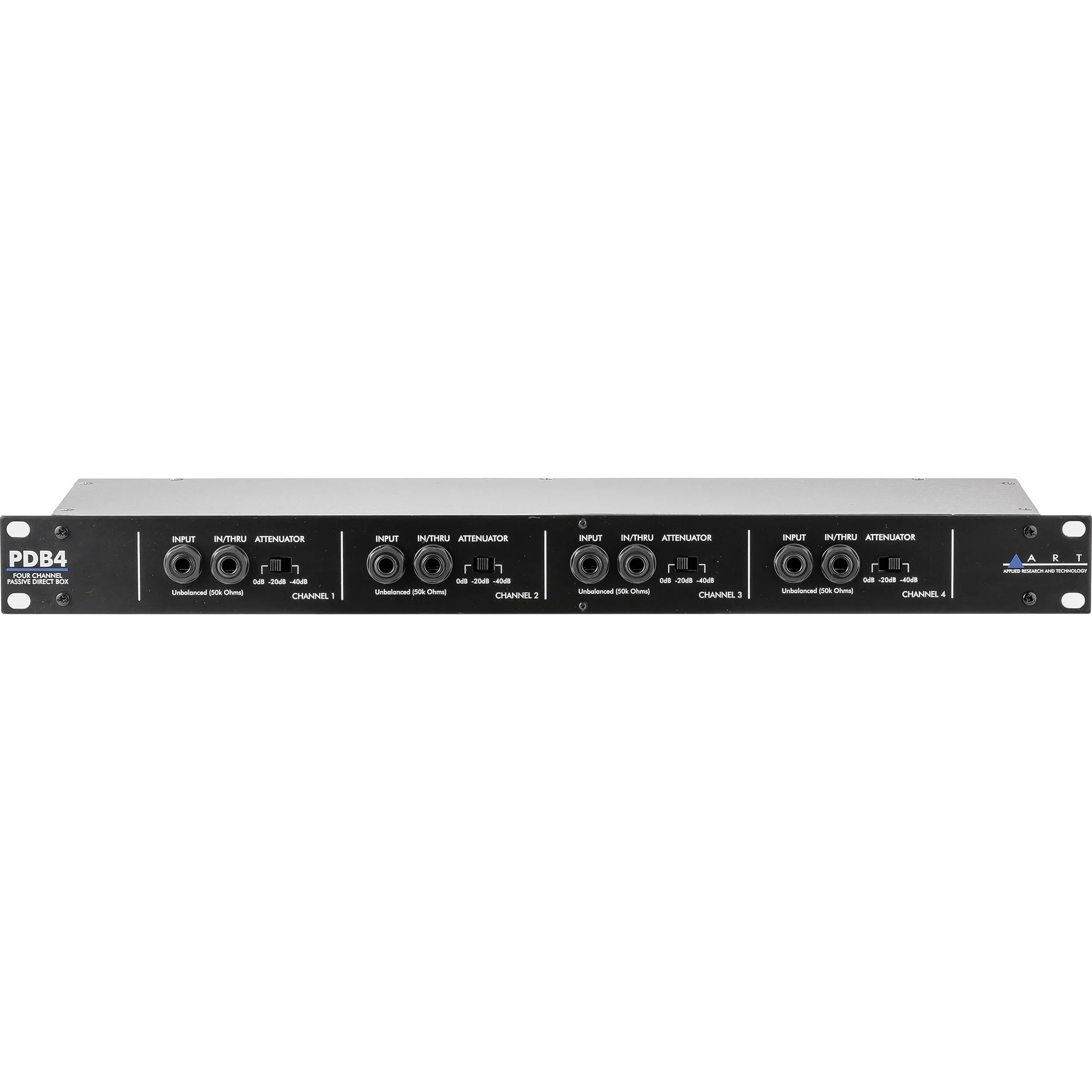 ART PDB4- Rackmountable 4-Channel Passive Direct Box - Image 2