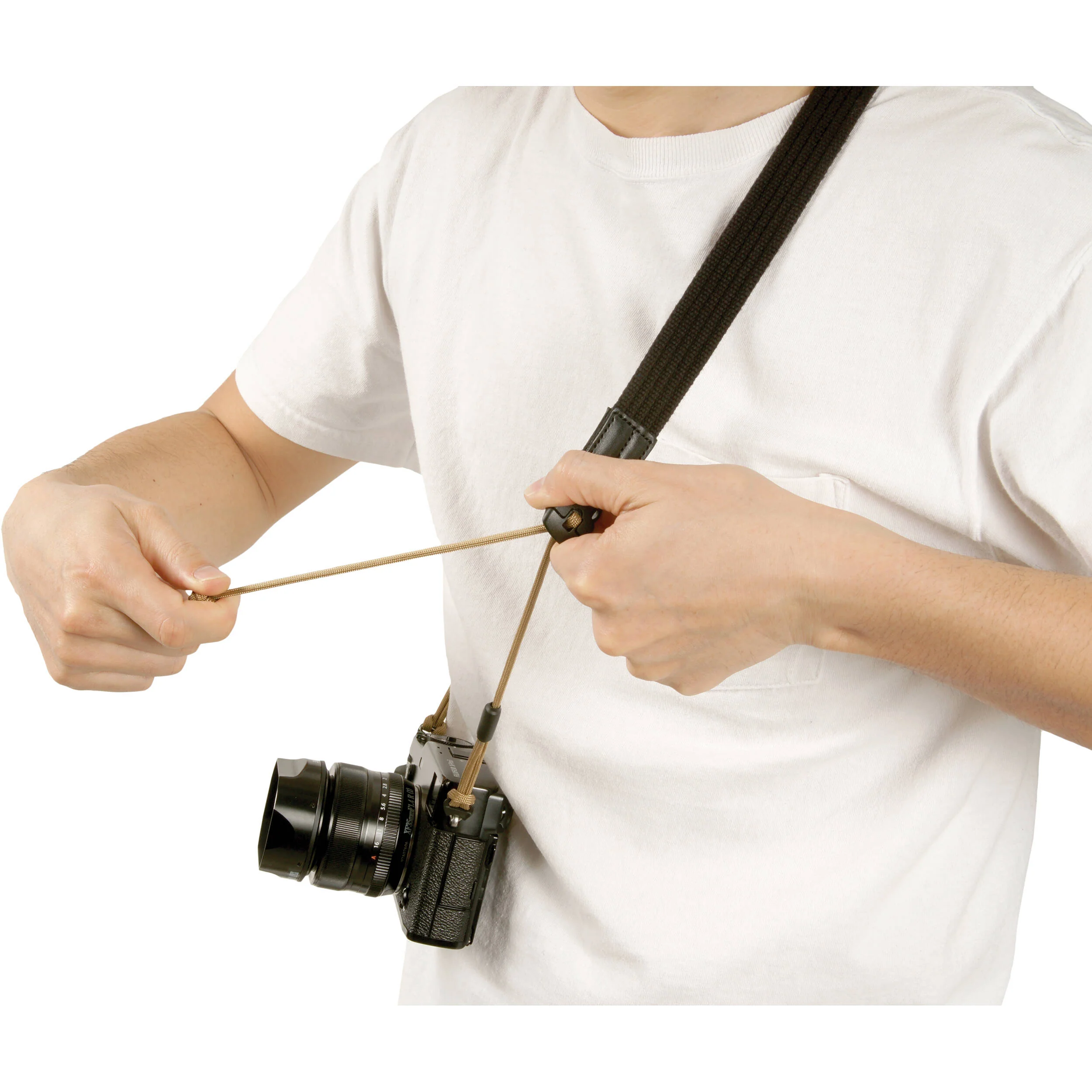 Artisan & Artist Wide Length Parachute Cord Strap (Tan) - Image 6