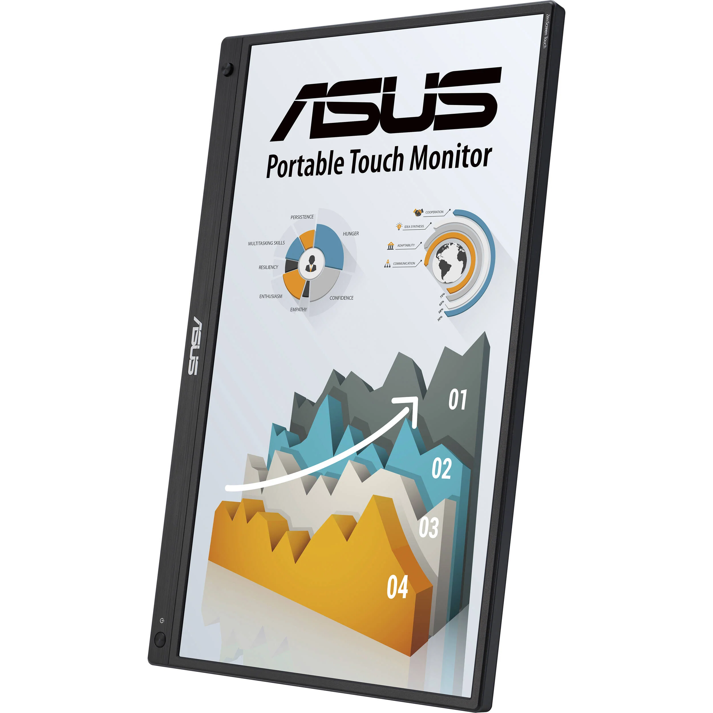 ASUS ZenScreen Touch MB16AMTR 15.6" Multi-Touch Portable Monitor - Image 4