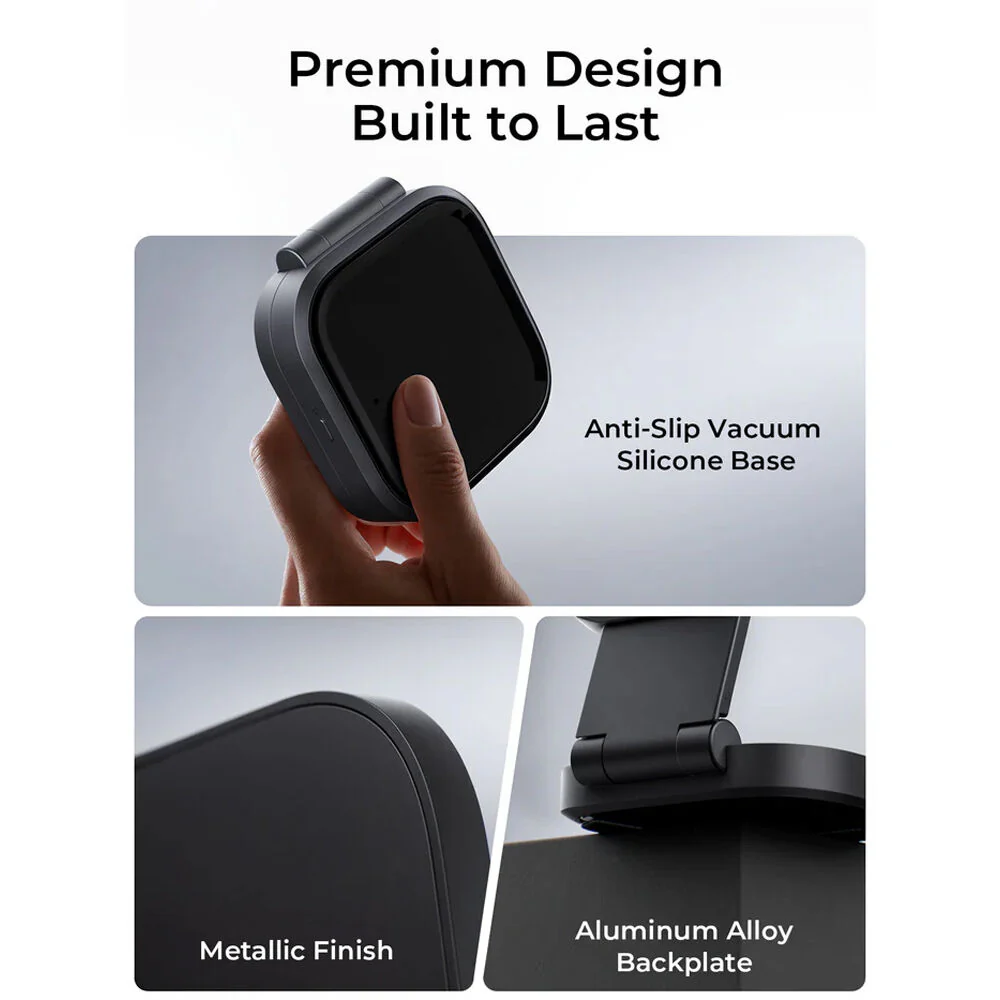 AUKEY LC-MC211 MagFusion 2-in-1 Qi2 Wireless Charging Station - Image 4
