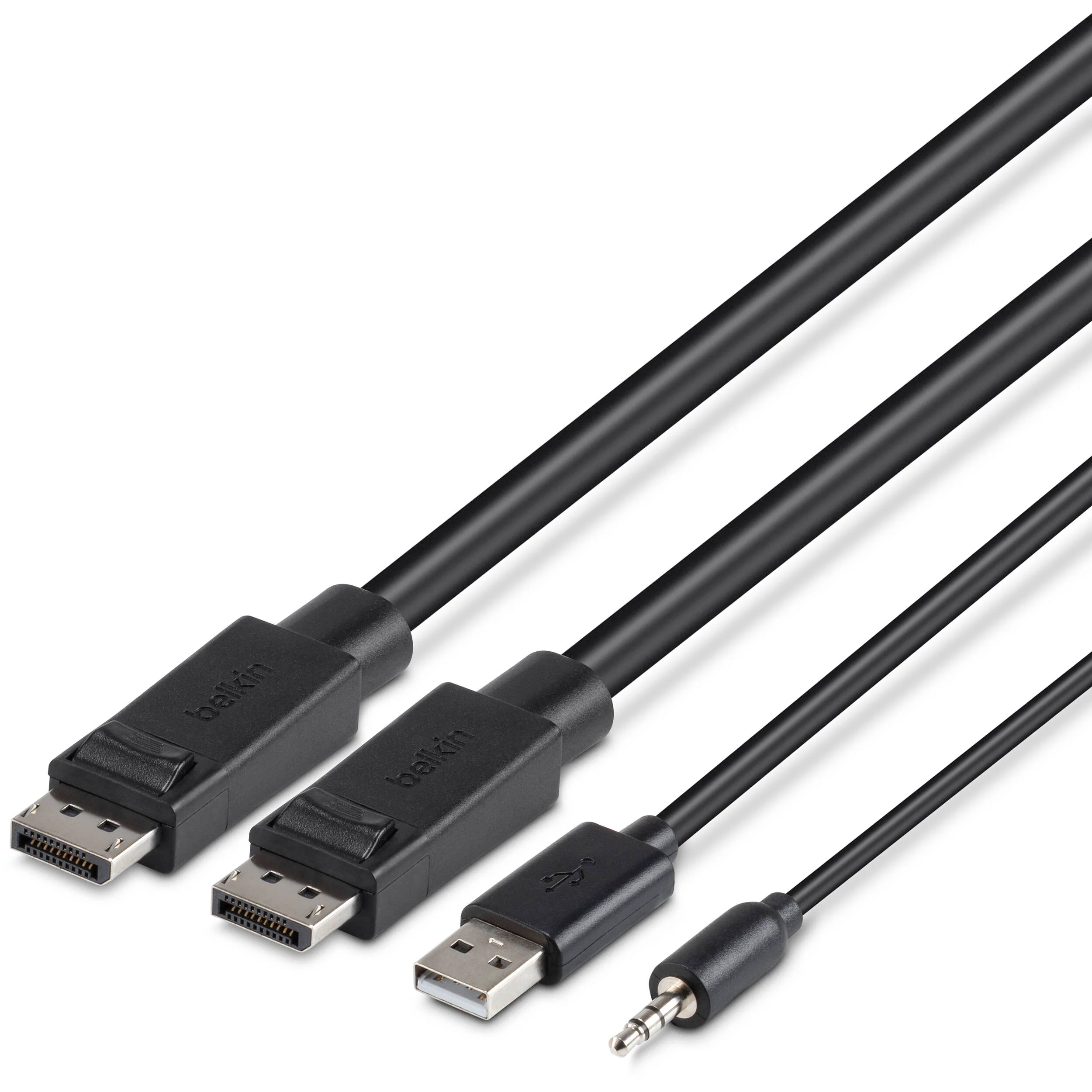 Belkin 10' Dual-Head DisplayPort to DisplayPort KVM Combo Cable - Image 4