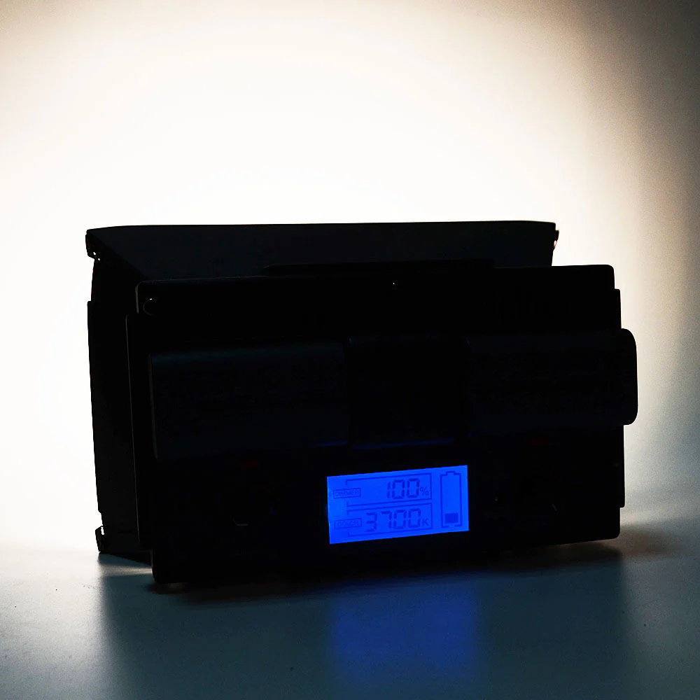 Bescor FP-312K 2-Point LED Light Kit with Light Stands - Image 3