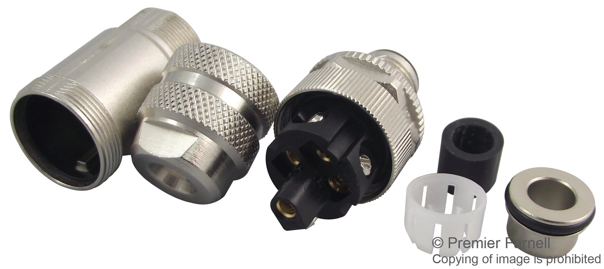 Binder 99-1437-814-05 99-1437-814-05 Circular Connector 763 Series Cable Mount Plug 5 Contacts Screw Pin Metal Body - Image 2