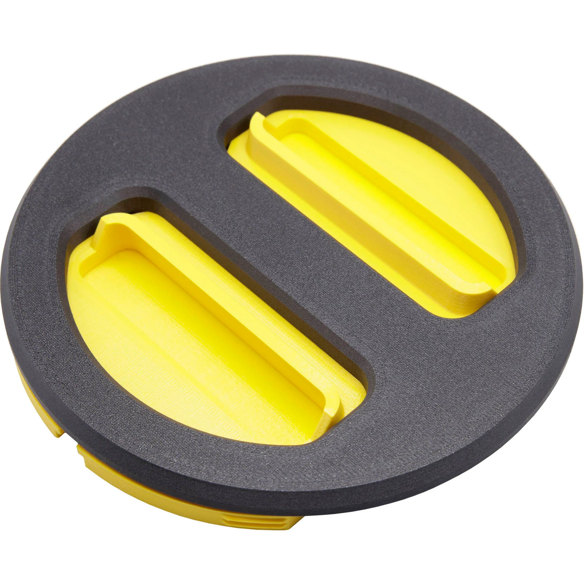 Bioluminous Front Lens Cap for Nikon 200mm f/2 (Yellow and Black)
