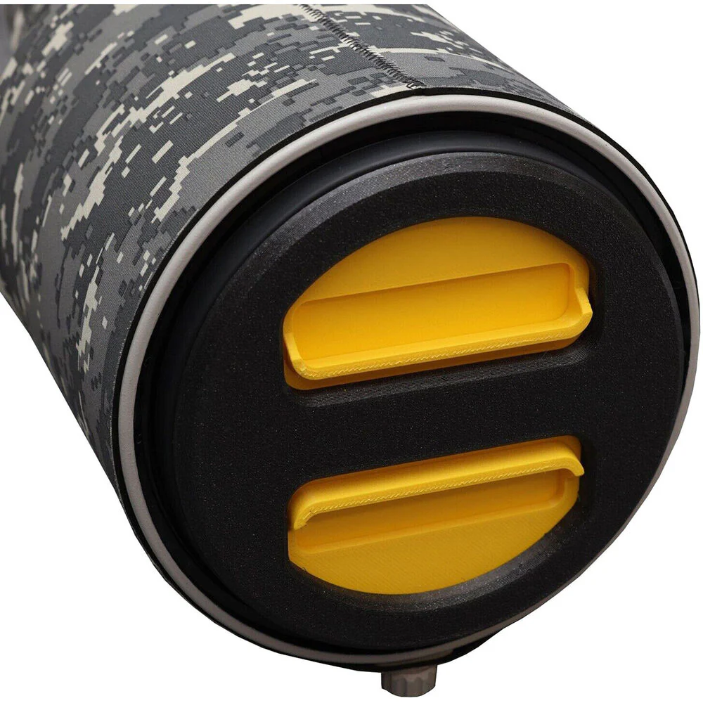 Bioluminous Front Lens Cap for Nikon 200mm f/2 (Yellow and Black) - Image 2