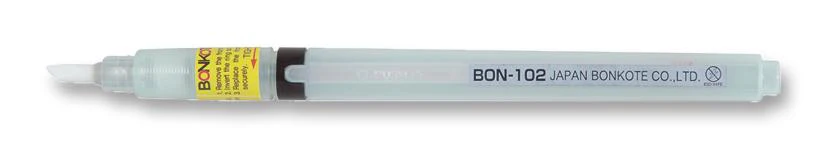 BONKOTE BON-102K Flux Pen, Thin Felt, Refillable, Angled Chisel Tip 7640144716165
