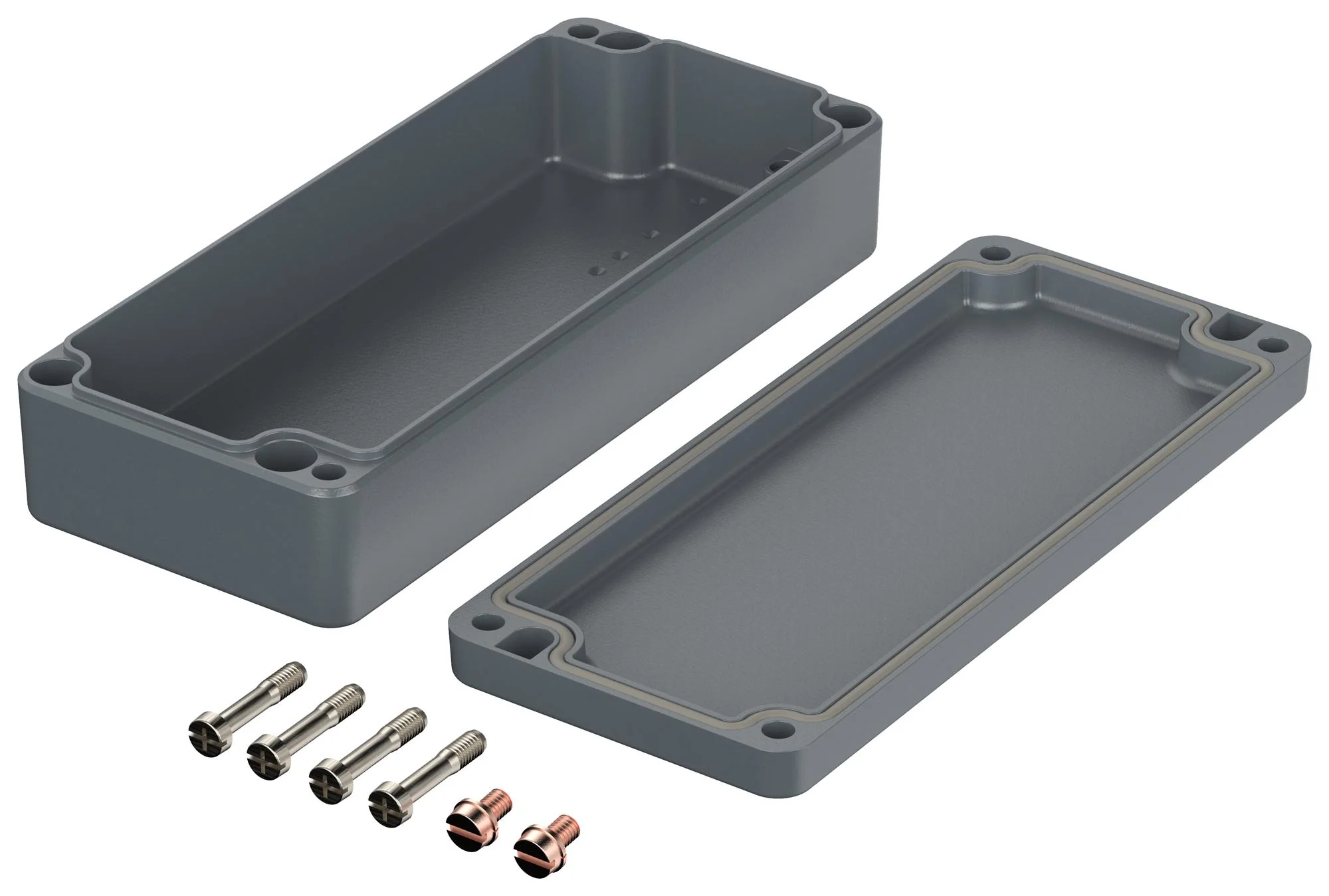 BOPLA 01103000 Metal Enclosure, IP66, Euromas, Small, Aluminium, 34 mm, 64 mm, 150 mm, IP66 - Image 2