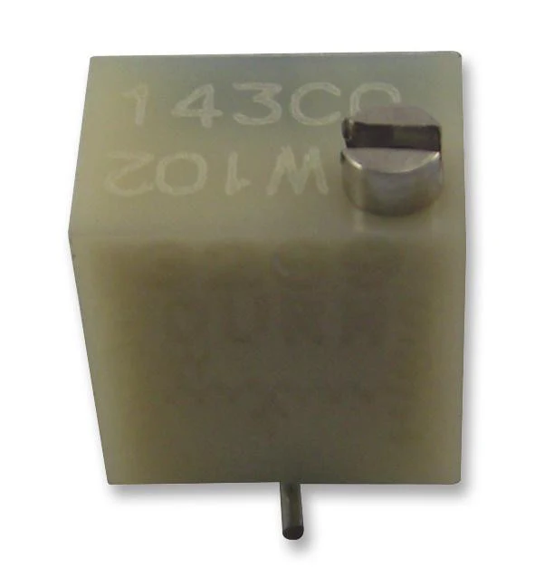 BOURNS 3269W-1-104LF Trimmer Potentiometer, 100 kohm, 250 mW, � 10%, Trimpot 3269 Series, 12 Turns, Surface Mount Device